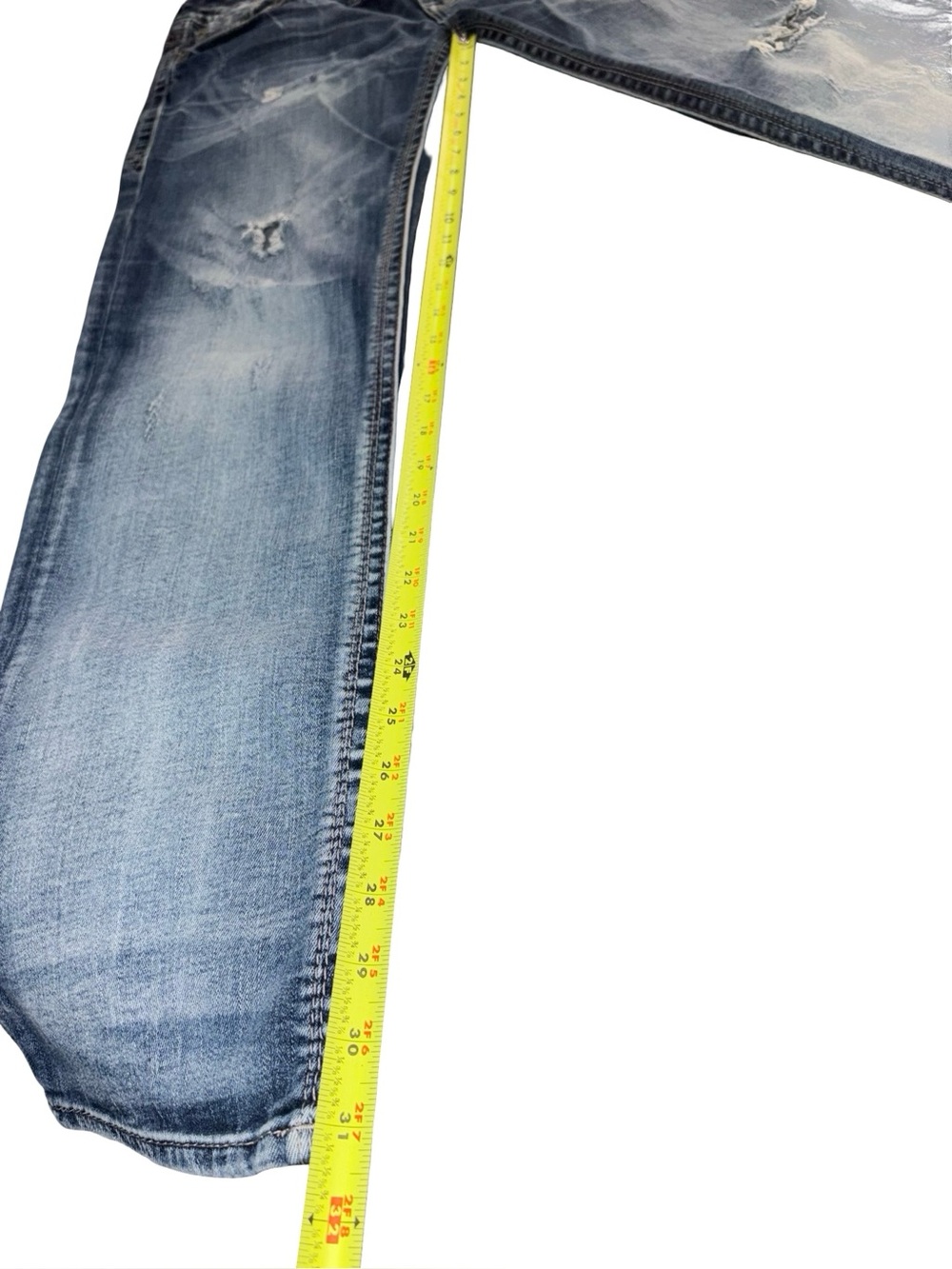 Rock Revival Alivia Easy Straight Distressed Jeans Women’s Size 31 Western - Picture 10 of 10
